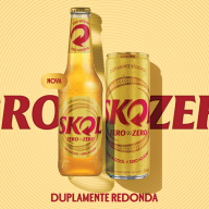 REVOLUÇÃO NO 'DESCE REDONDO': SKOL INOVA COM A PRIMEIRA* CERVEJA ZERO ÁLCOOL E ZERO AÇÚCAR DO BRASIL 